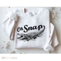 Alligator Crocodile Gator Oh Snap Sweatshirt thumb 2