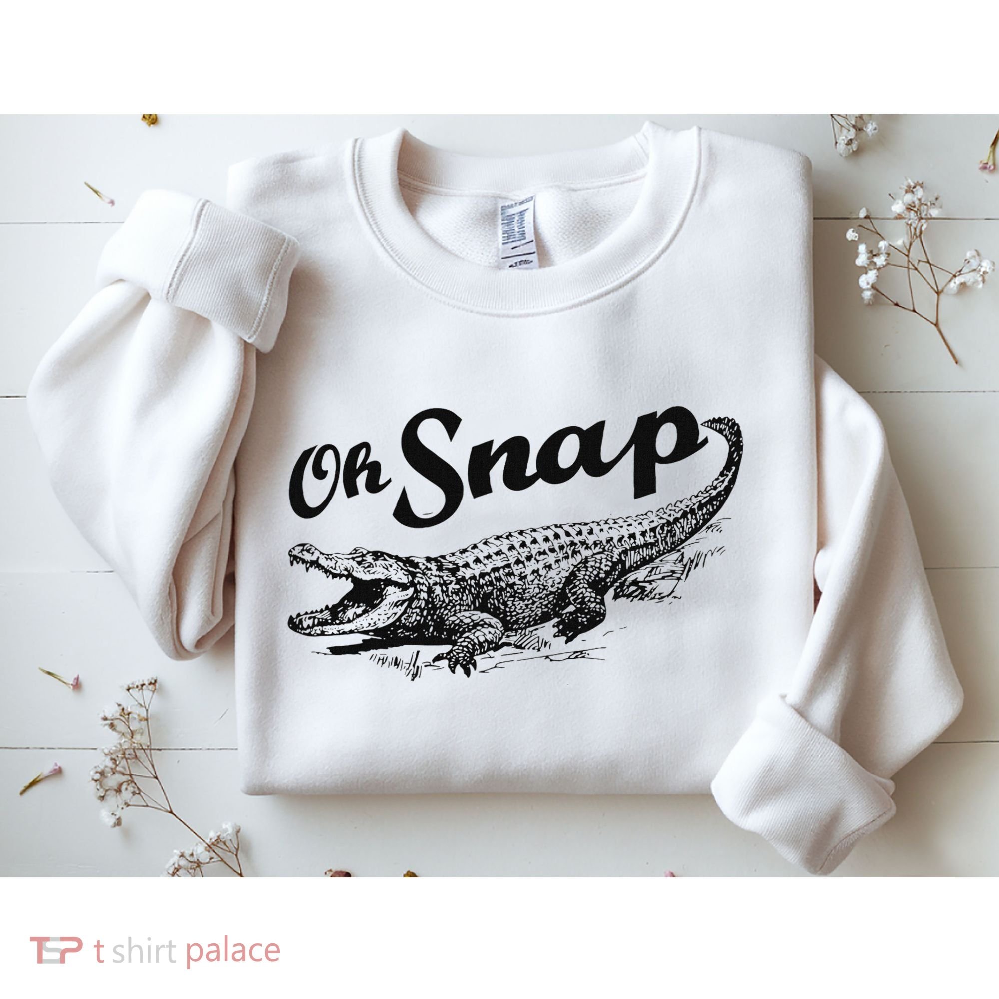 Alligator Crocodile Gator Oh Snap Sweatshirt