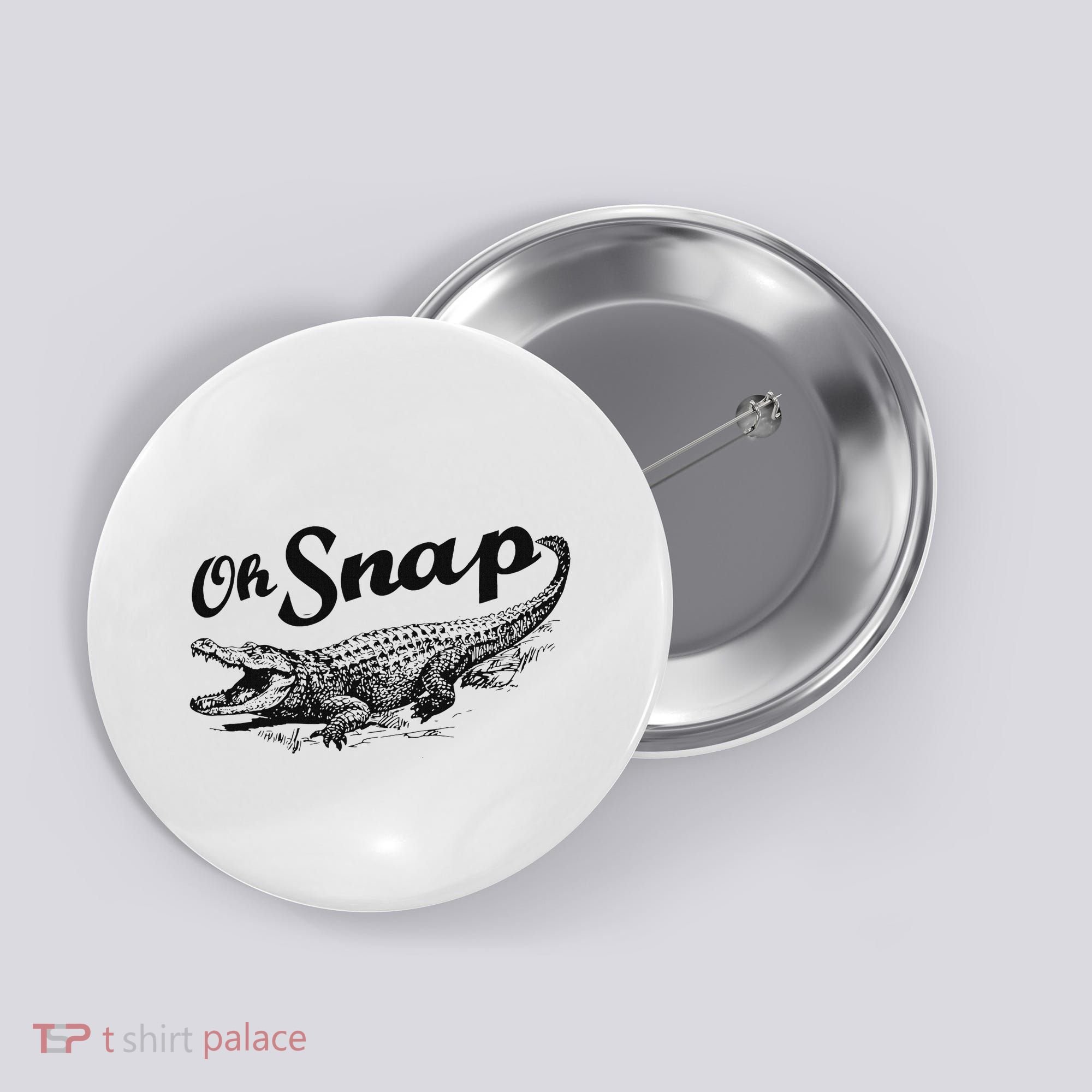Alligator Crocodile Gator Oh Snap Button
