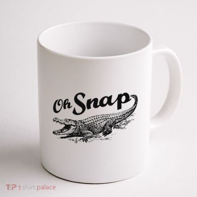 Alligator Crocodile Gator Oh Snap Coffee Mug back
