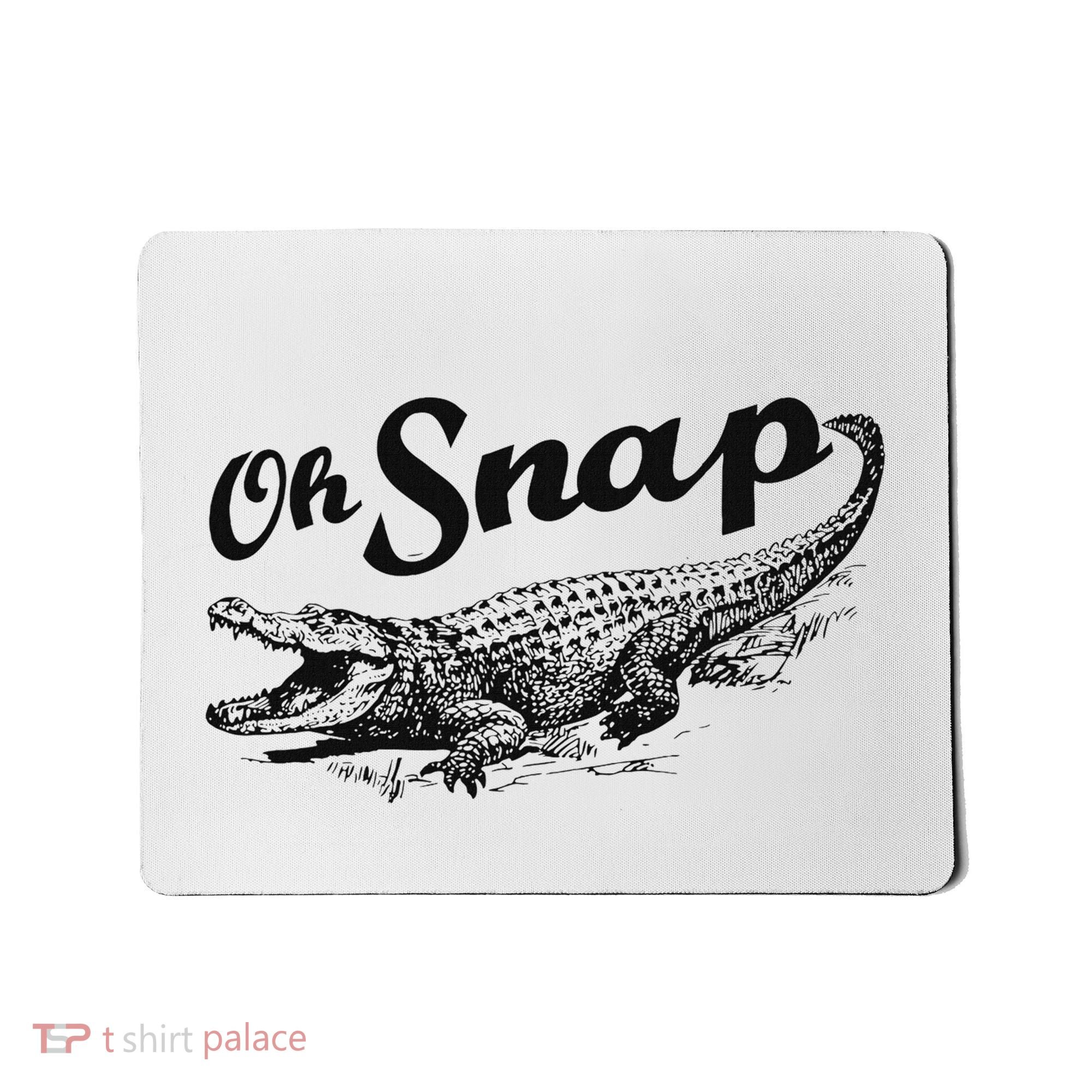 Alligator Crocodile Gator Oh Snap Mousepad
