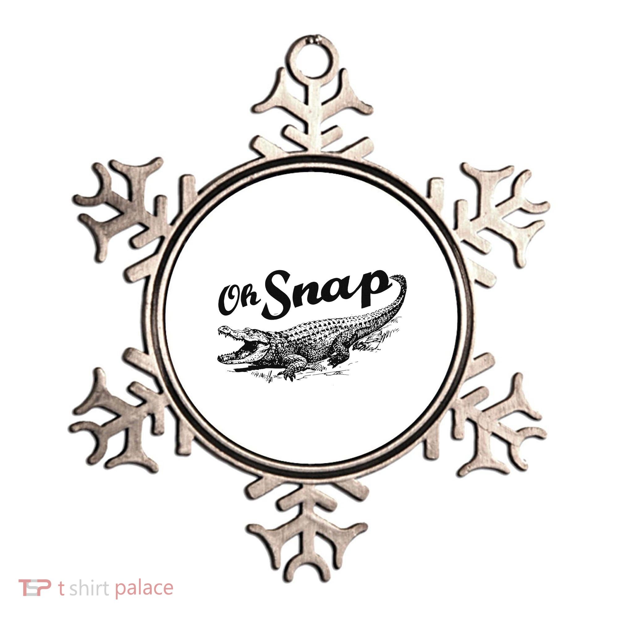 Alligator Crocodile Gator Oh Snap Ornament
