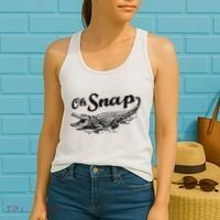 Alligator Crocodile Gator Oh Snap Women's Tank Top thumb 2
