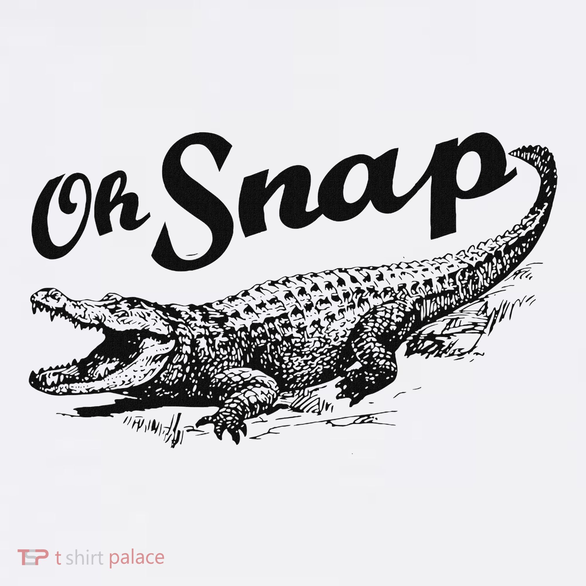Alligator Crocodile Gator Oh Snap Baby Bodysuit