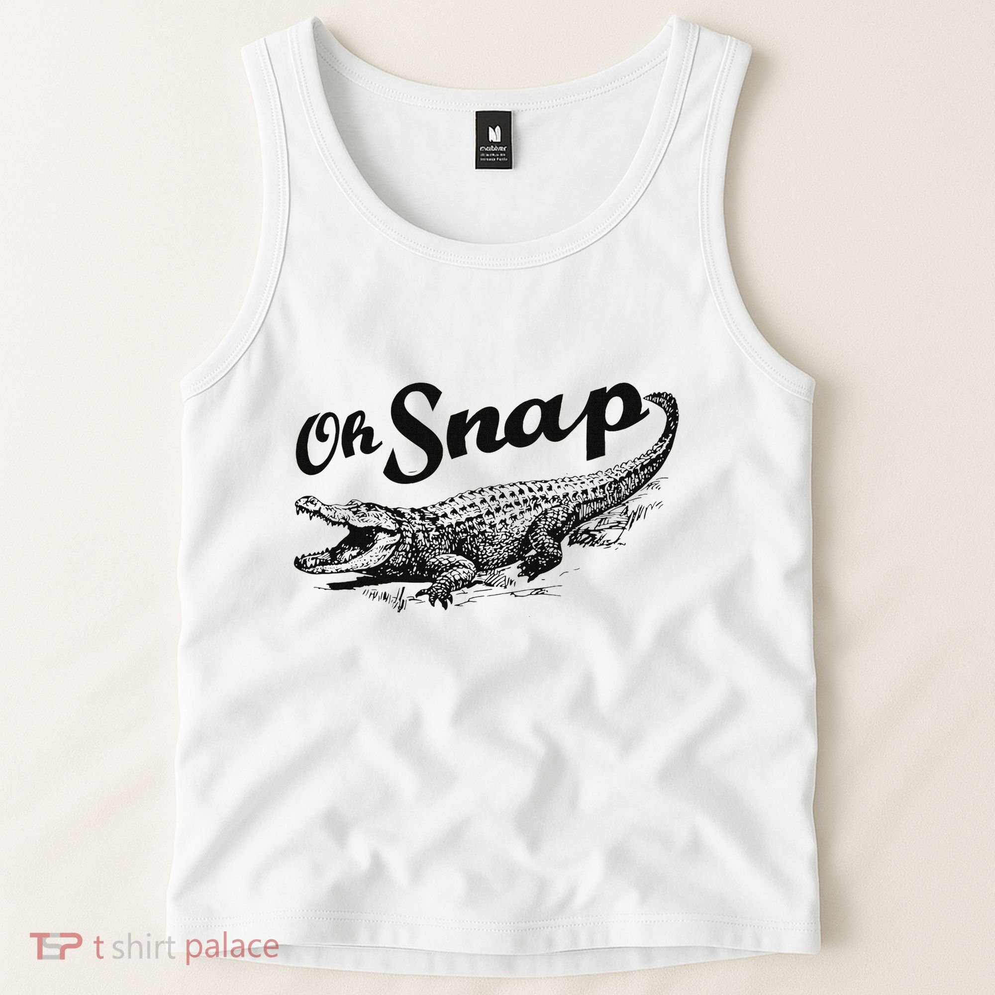 Alligator Crocodile Gator Oh Snap Tank Top