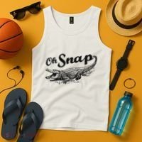 Alligator Crocodile Gator Oh Snap Tank Top thumb 4