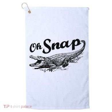 Alligator Crocodile Gator Oh Snap Golf Towel