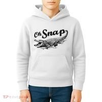 Alligator Crocodile Gator Oh Snap Kids Hoodie thumb 4
