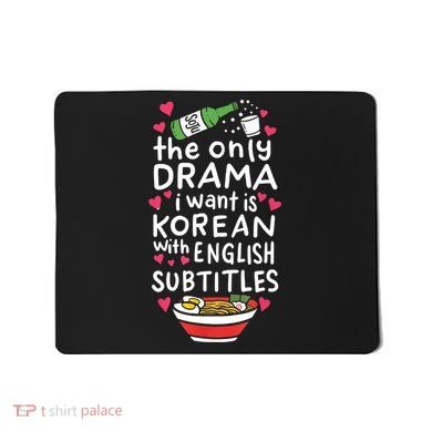 A Cute Gift Korean With English Subtitles Mousepad