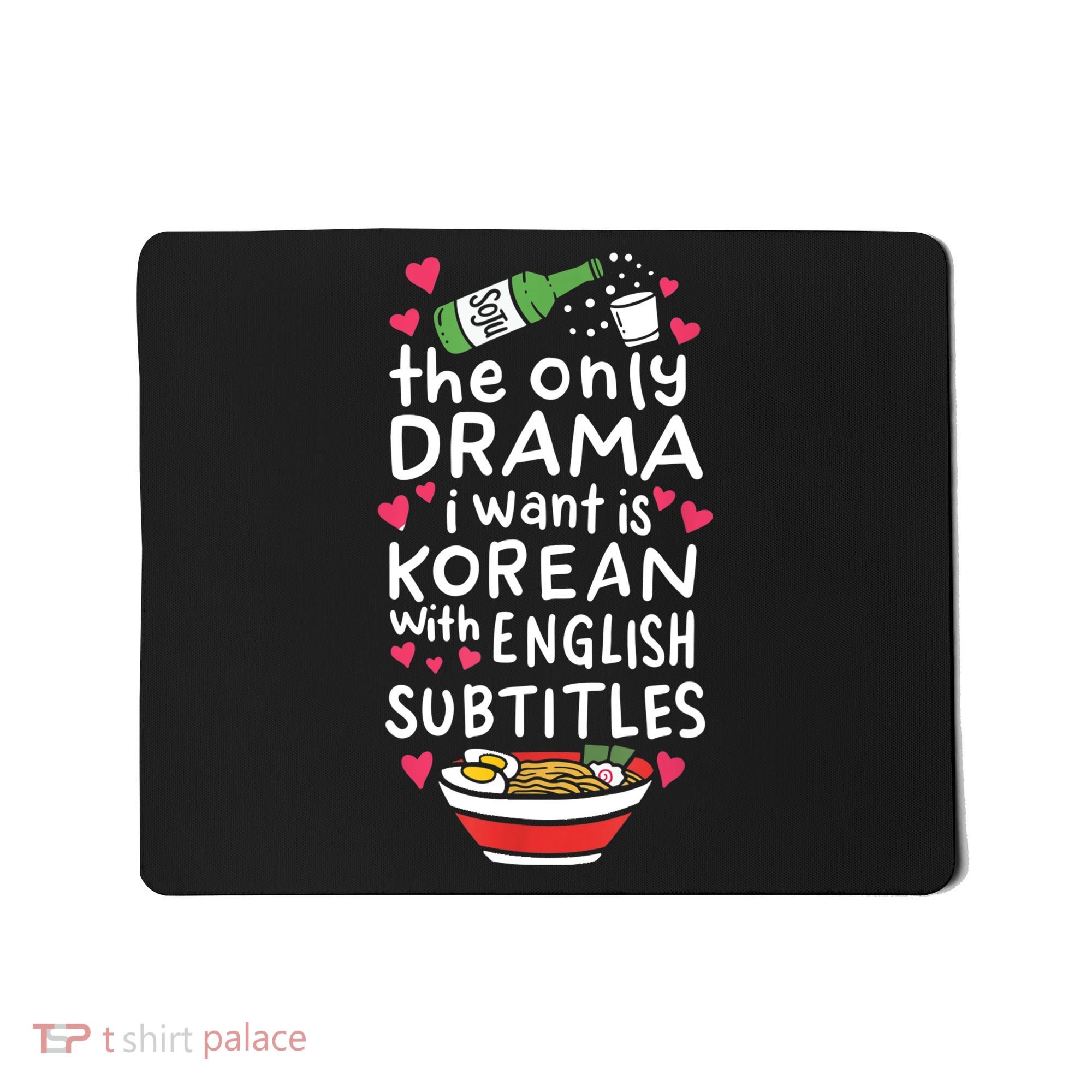 A Cute Gift Korean With English Subtitles Mousepad