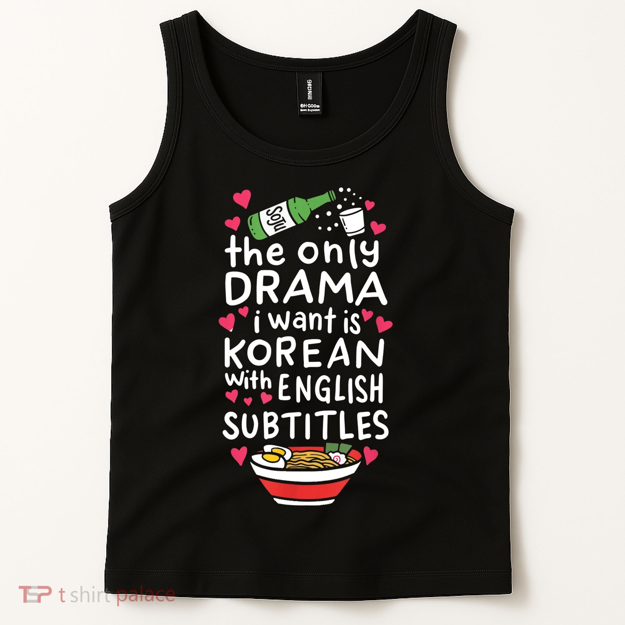 A Cute Gift Korean With English Subtitles Tank Top