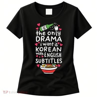 A Cute Gift Korean With English Subtitles Women's T-Shirt