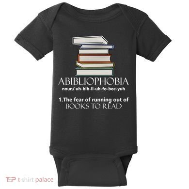 Abibliophobia Cool Gift Baby Bodysuit
