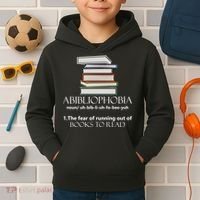 Abibliophobia Cool Gift Kids Hoodie thumb 2