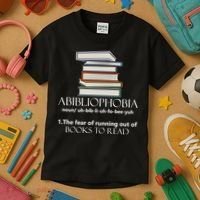 Abibliophobia Cool Gift Kids T-Shirt thumb 3