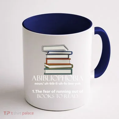 Abibliophobia Cool Gift Coffee Mug back