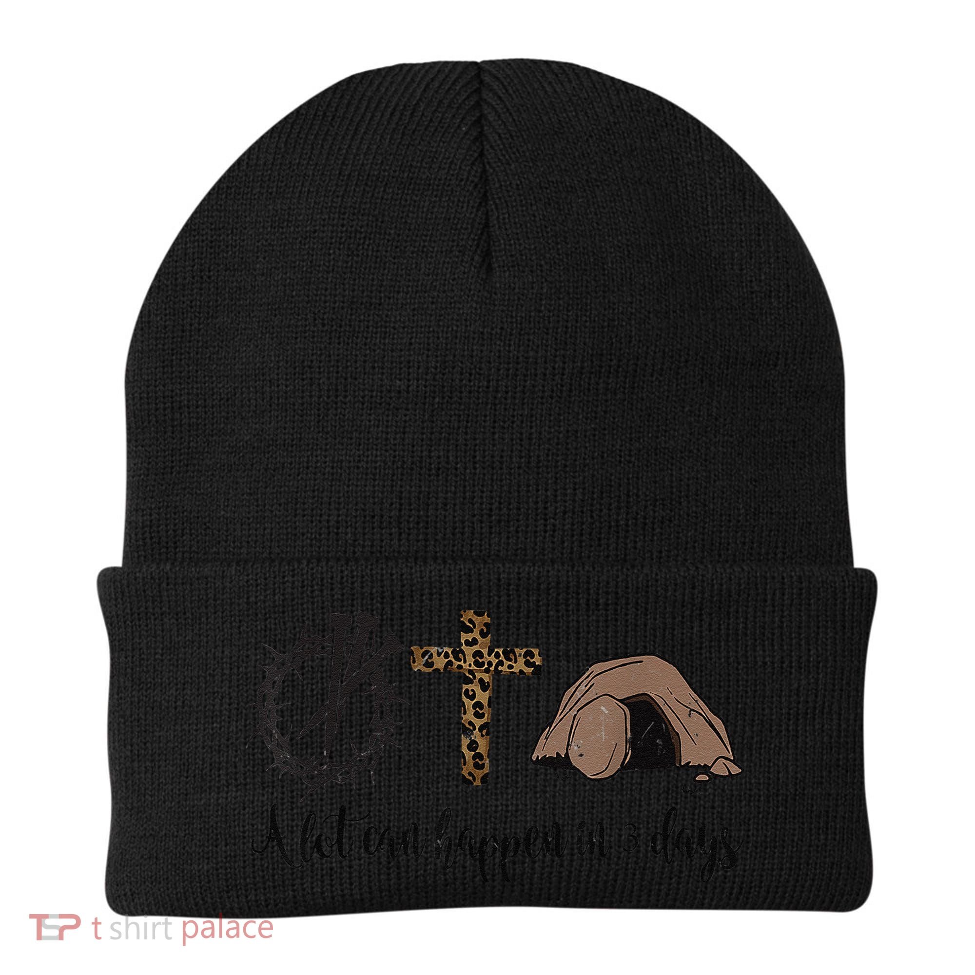 Alot Can Happen In 3 Days , Hallelujah Easter Beanie