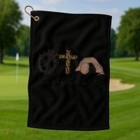 Alot Can Happen In 3 Days , Hallelujah Easter Golf Towel thumb 1