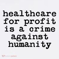 Anti Capitalist  Healthcare For Profit Is A Crime Women's Tank Top thumb 5