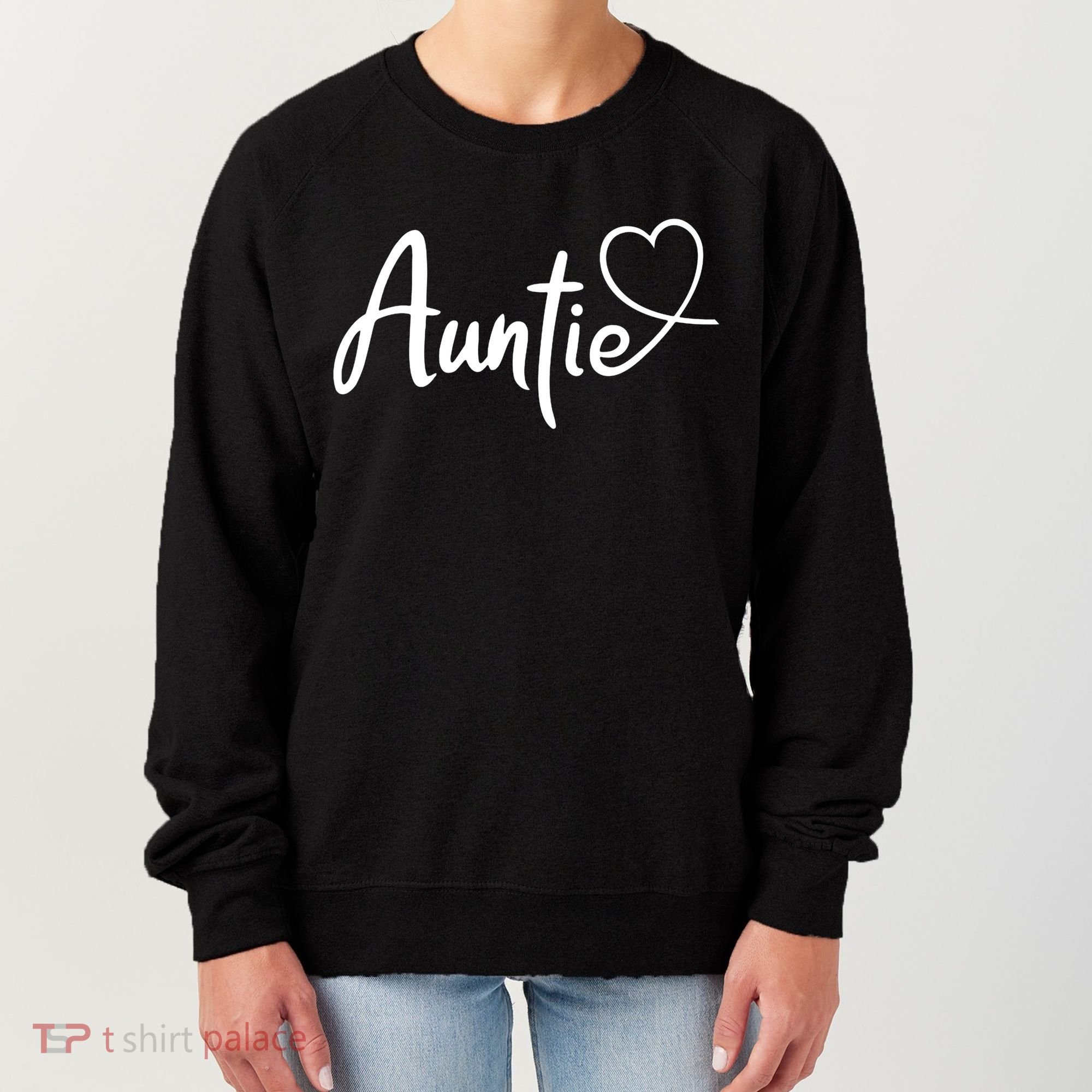 Auntie Cute Heart Logo Women's Sweatshirt