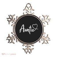 Auntie Cute Heart Logo Ornament thumb 0