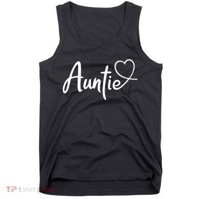 Auntie Cute Heart Logo Tank Top
