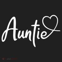 Auntie Cute Heart Logo Golf Towel thumb 3