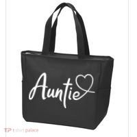 Auntie Cute Heart Logo Tote Bag thumb 3