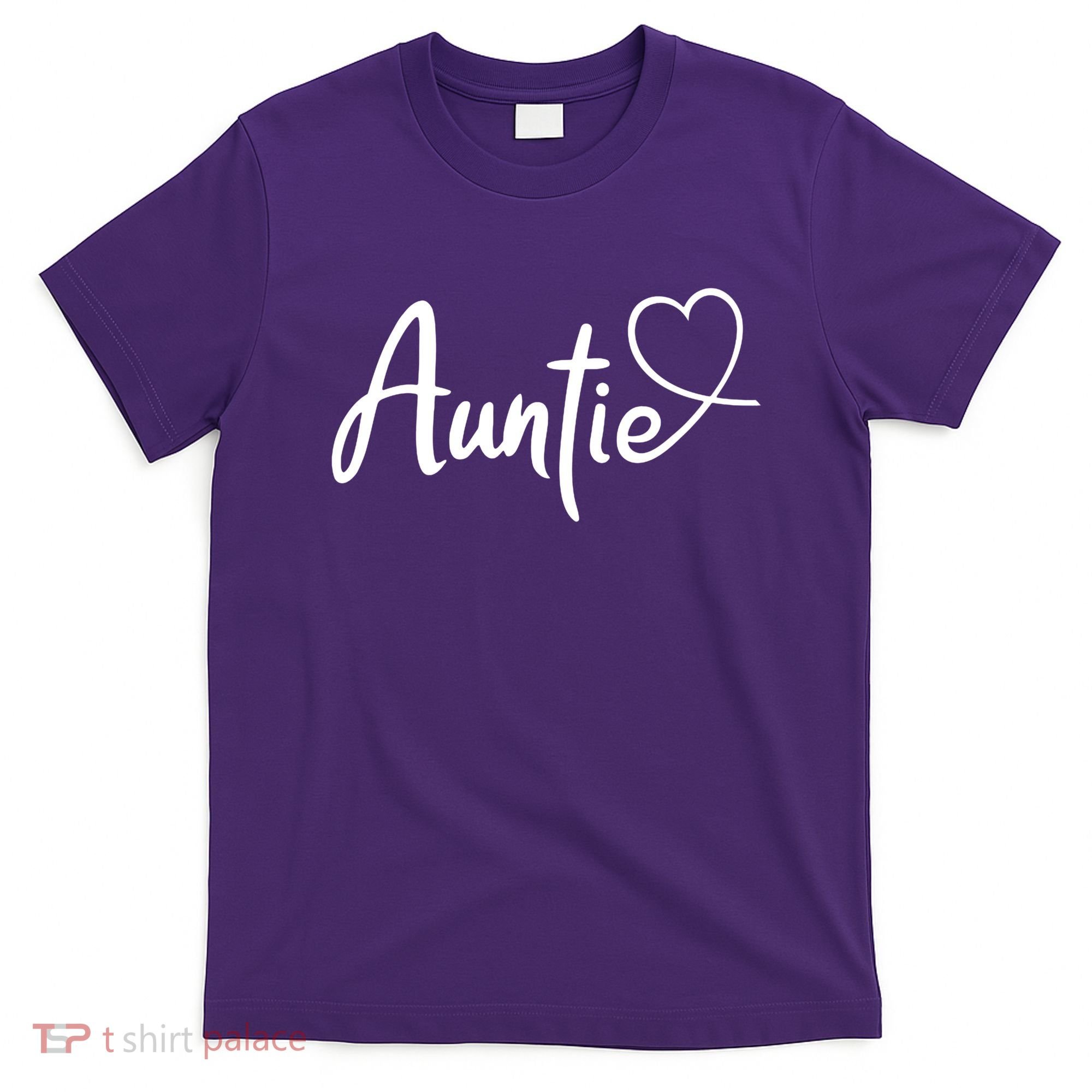 Auntie Cute Heart Logo T-Shirt