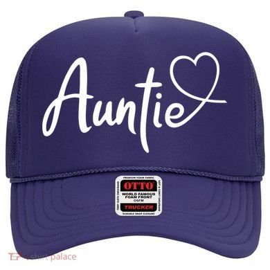 Auntie Cute Heart Logo Hat