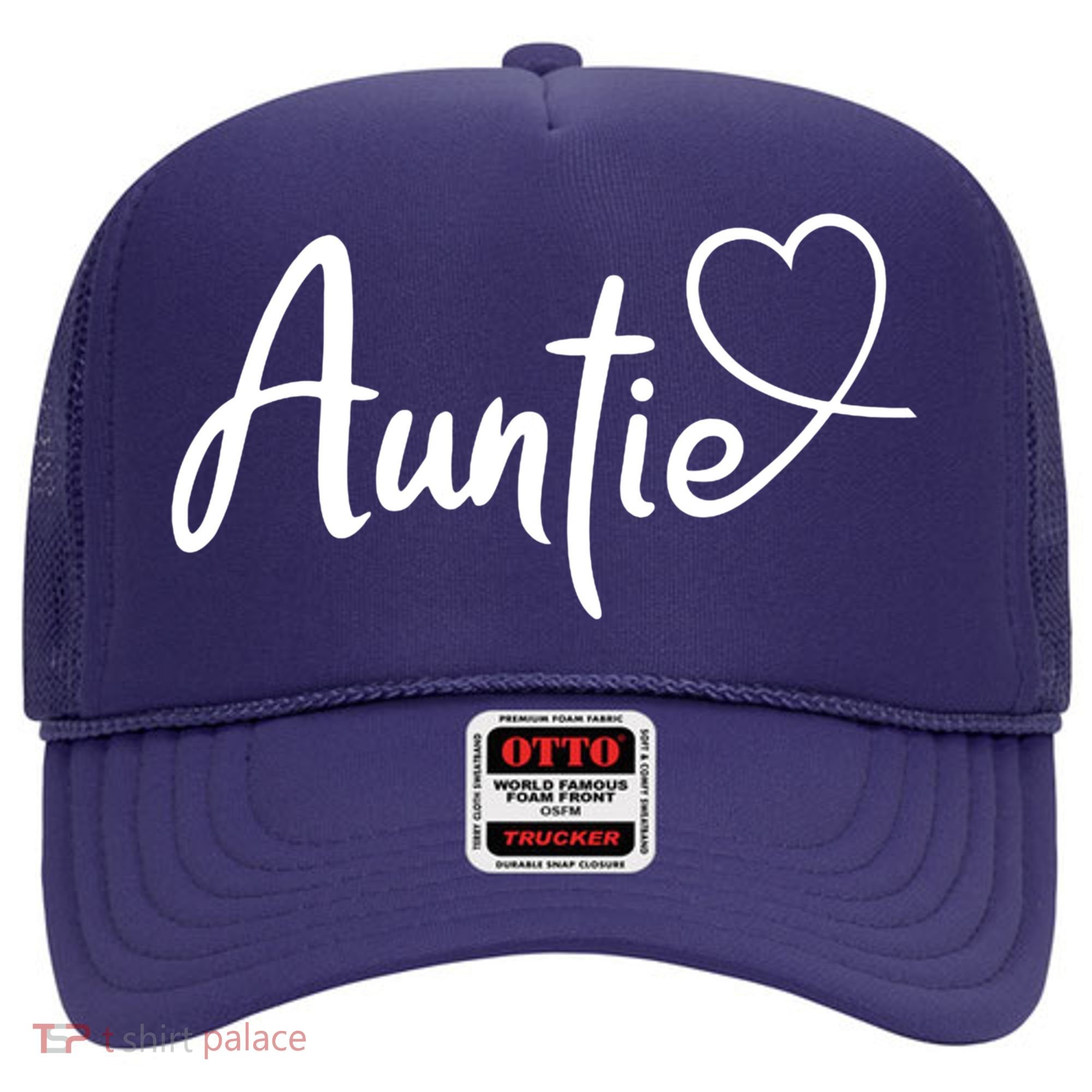 Auntie Cute Heart Logo Hat
