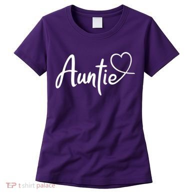 Auntie Cute Heart Logo Women's T-Shirt