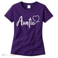 Auntie Cute Heart Logo Women's T-Shirt thumb 0