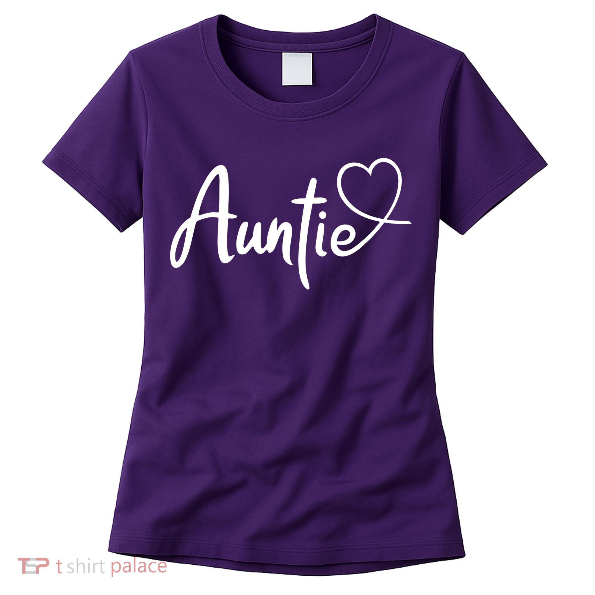 Auntie Cute Heart Logo Women's T-Shirt