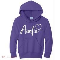 Auntie Cute Heart Logo Kids Hoodie thumb 0