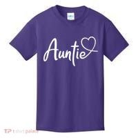 Auntie Cute Heart Logo Kids T-Shirt thumb 0
