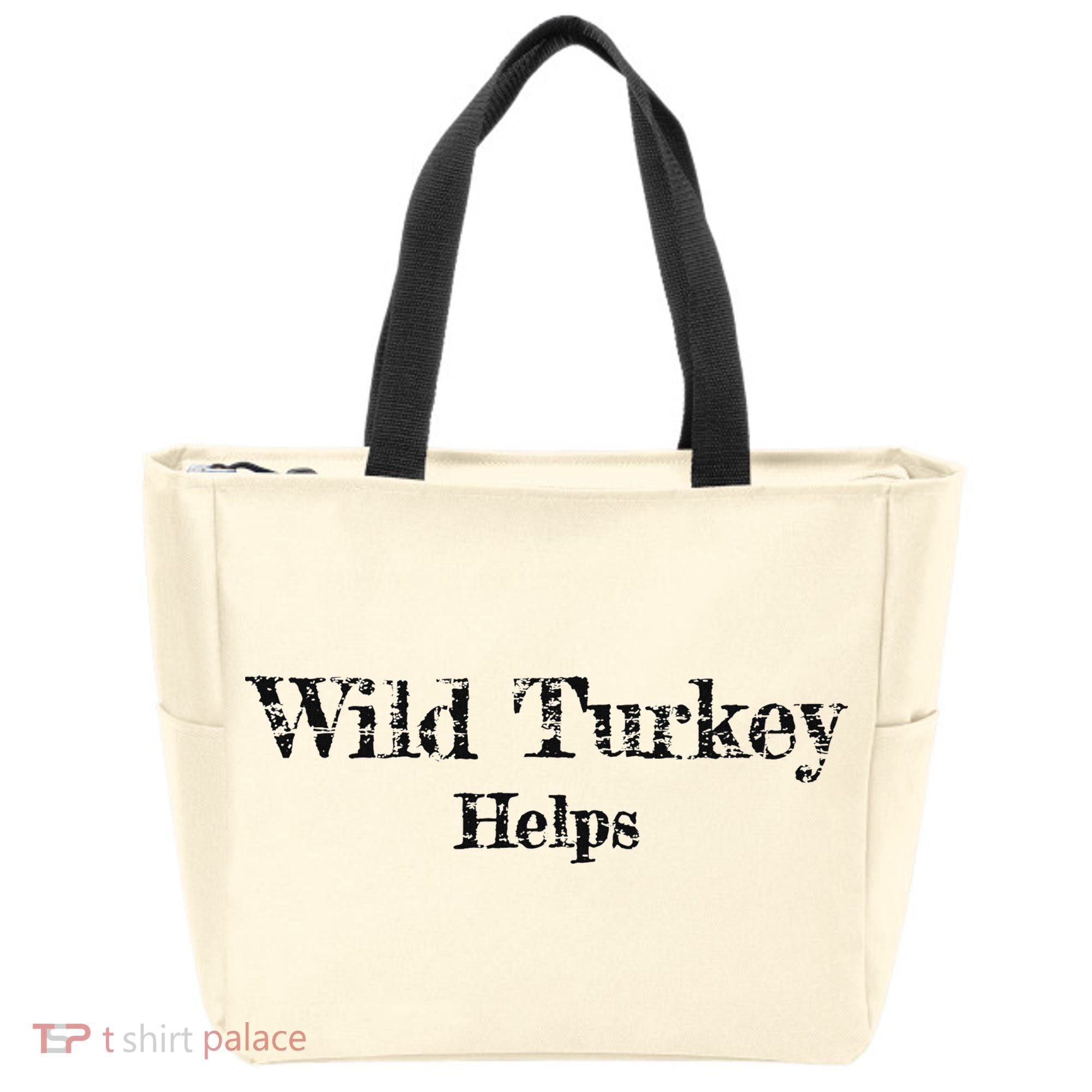 Al Co Hall Inc. Wild Turkey Distressed Tote Bag