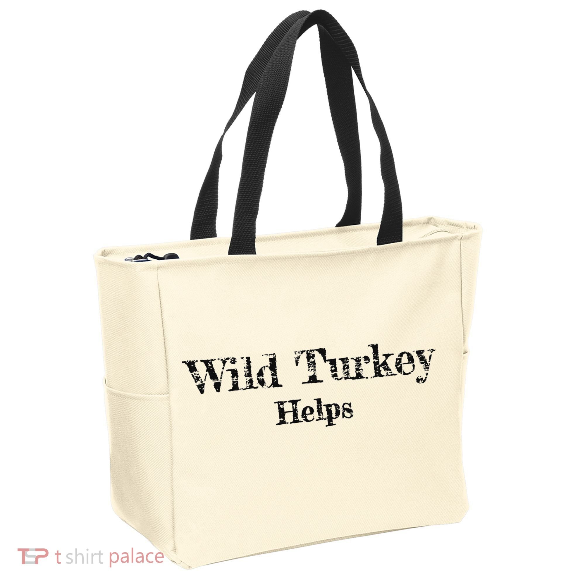 Al Co Hall Inc. Wild Turkey Distressed Tote Bag