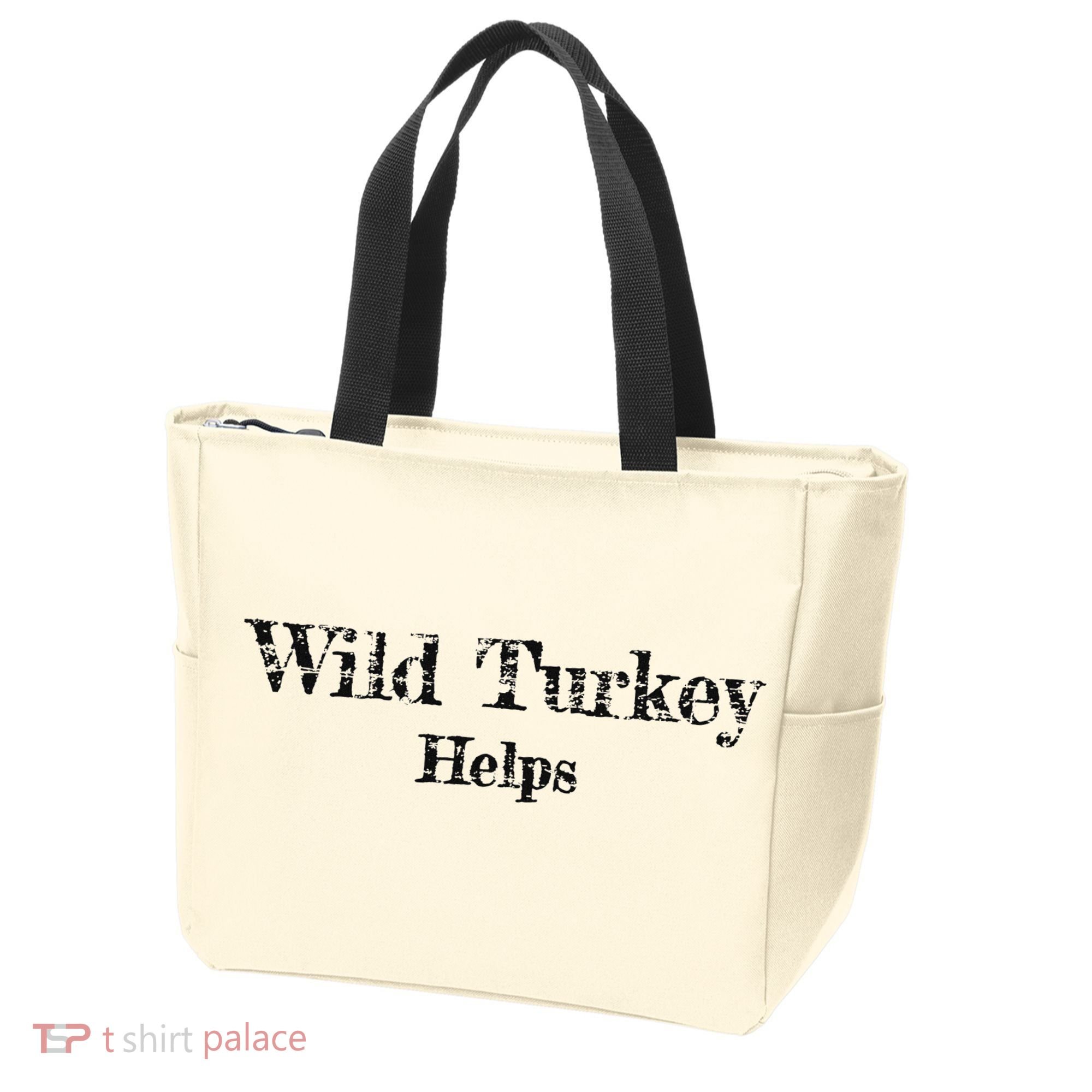 Al Co Hall Inc. Wild Turkey Distressed Tote Bag