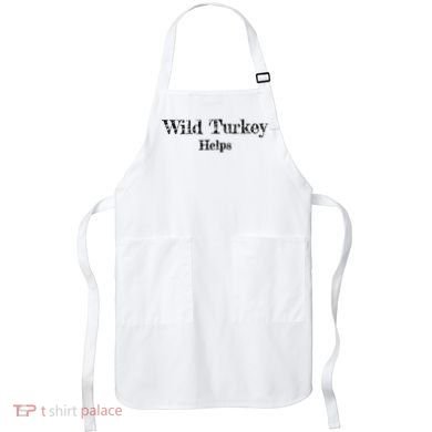 Al Co Hall Inc. Wild Turkey Distressed Apron
