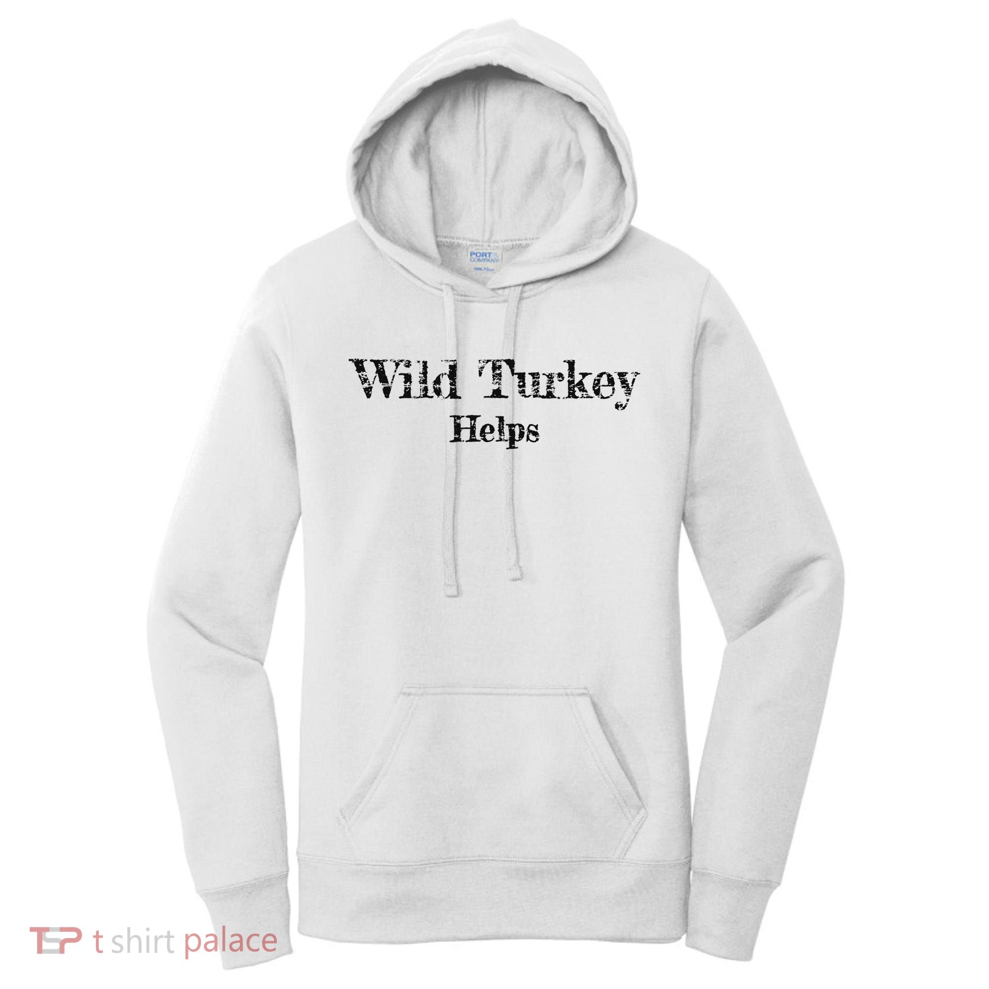 Al Co Hall Inc. Wild Turkey Distressed Women's Hoodie