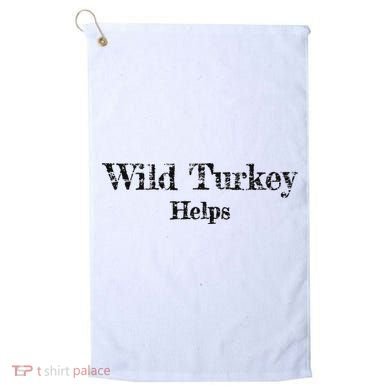 Al Co Hall Inc. Wild Turkey Distressed Golf Towel