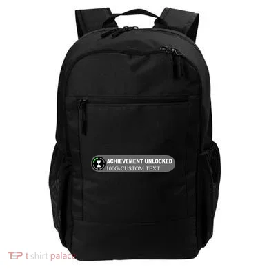 Achievement Unlocked Custom Personalize Text Backpack