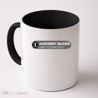 Achievement Unlocked Custom Personalize Text Coffee Mug thumb 0