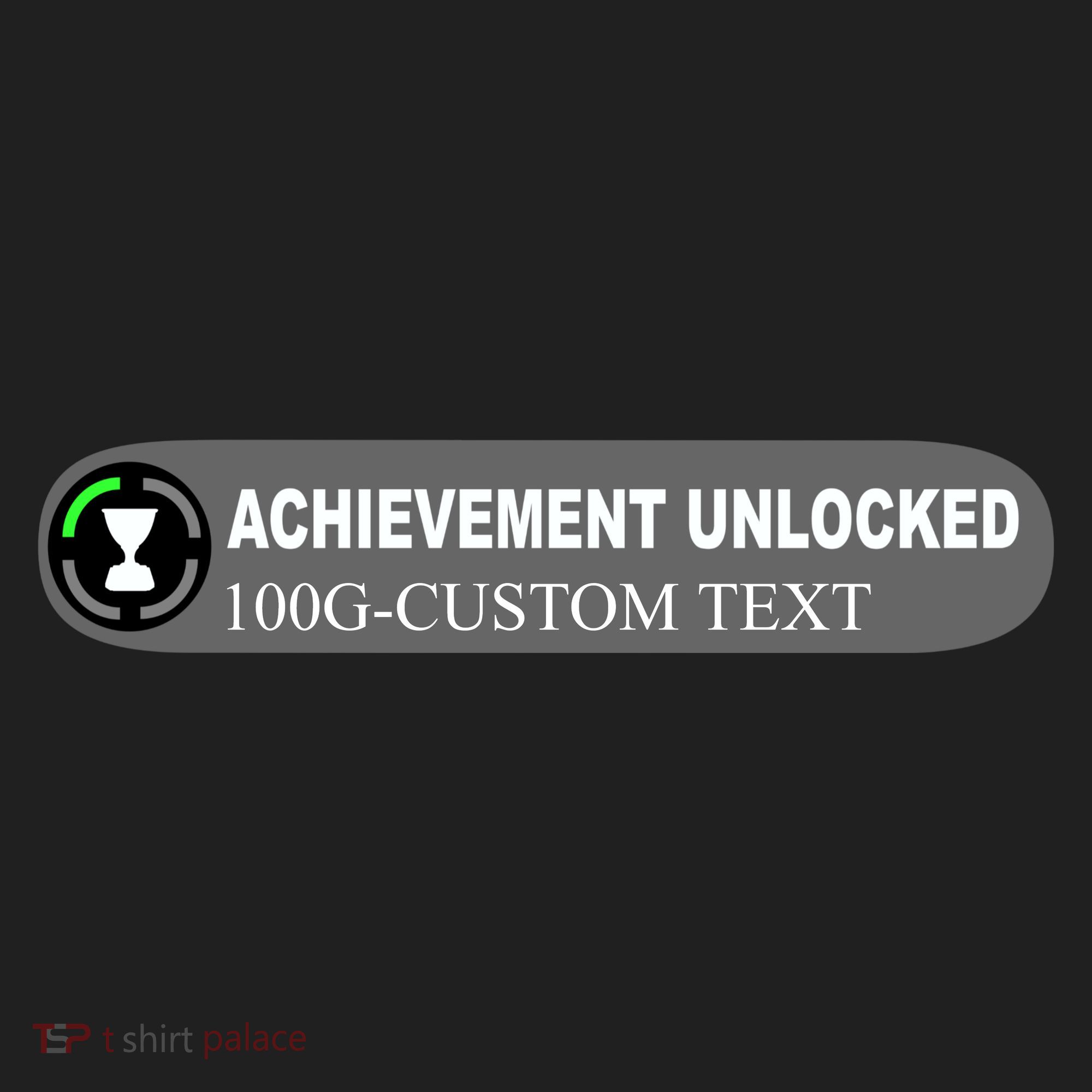 Achievement Unlocked Custom Personalize Text Beanie