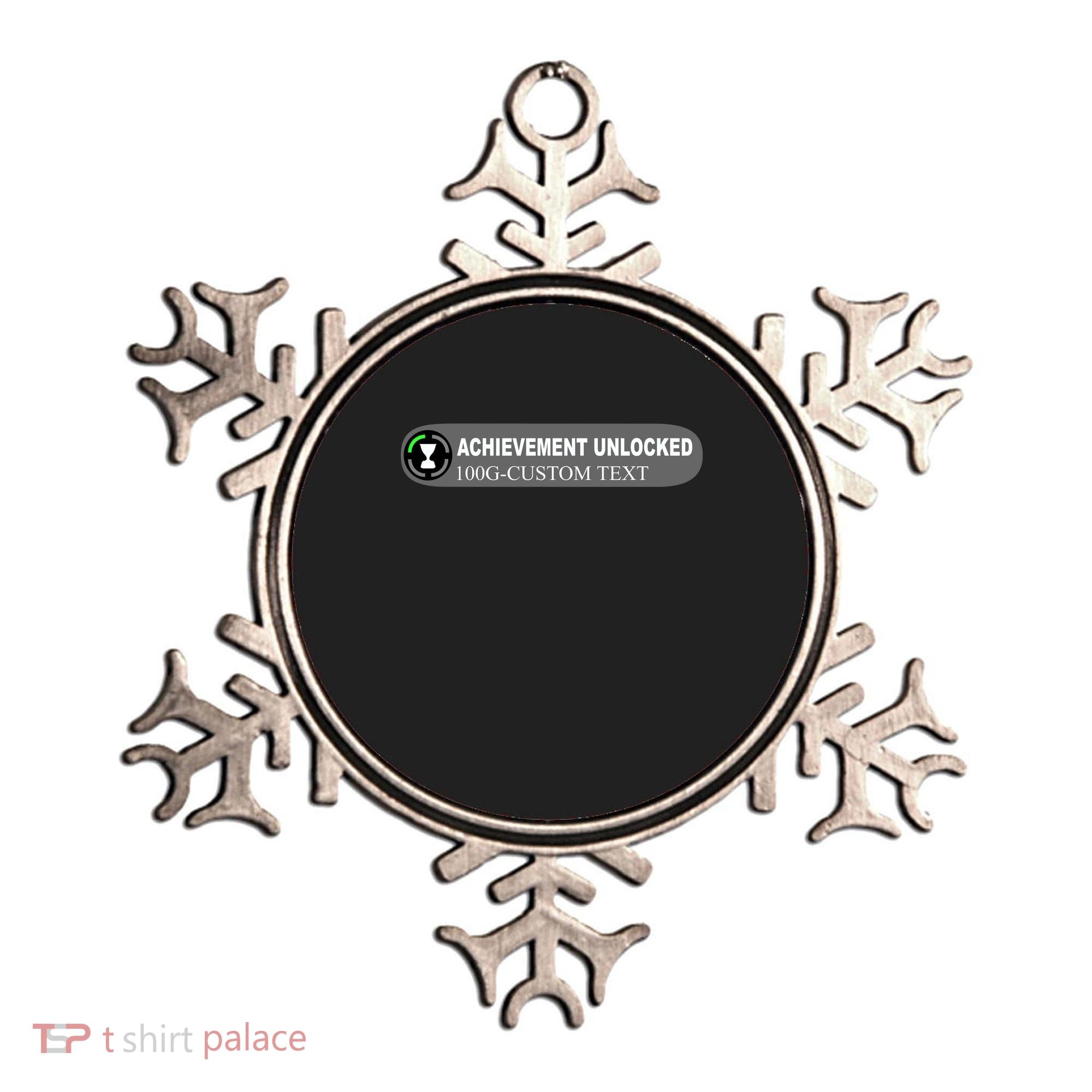 Achievement Unlocked Custom Personalize Text Ornament