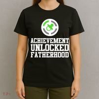 Achievement Unlocked Fatherhood T-Shirt thumb 4