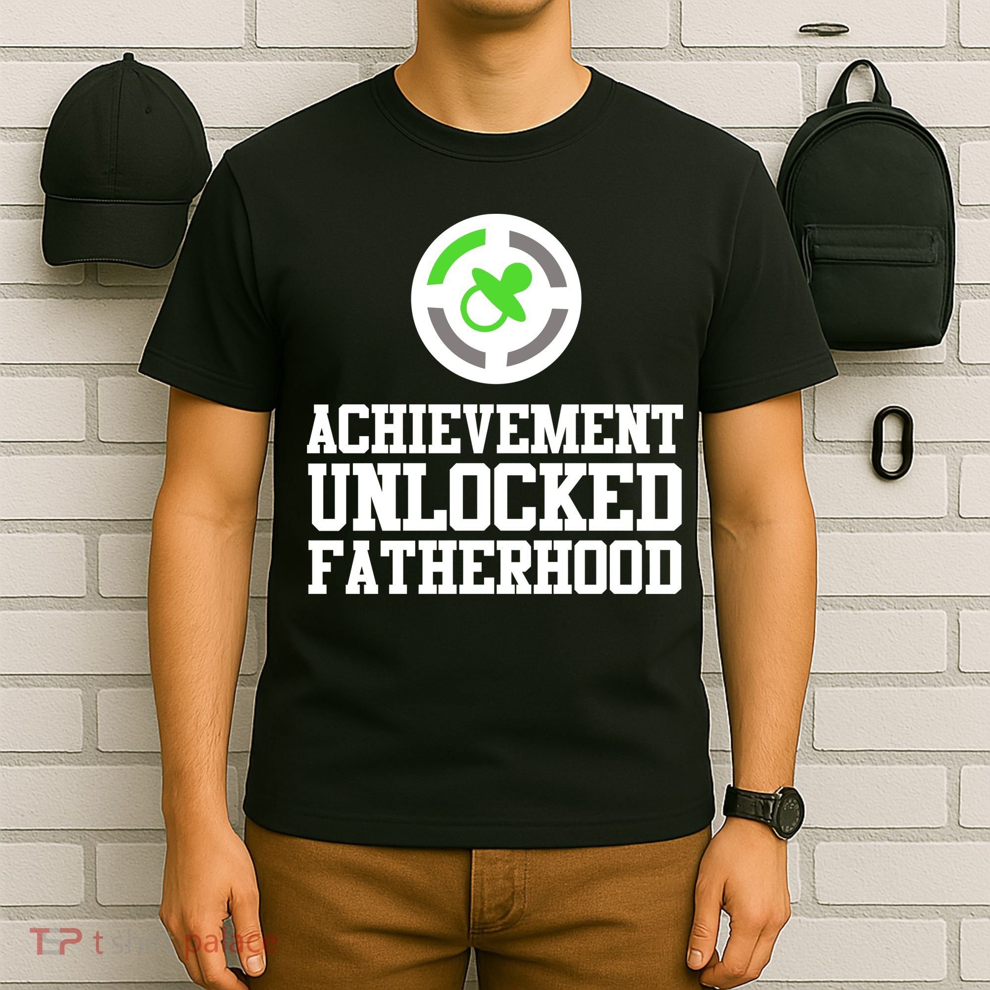 Achievement Unlocked Fatherhood T-Shirt