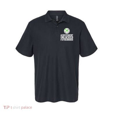 Achievement Unlocked Fatherhood Polo