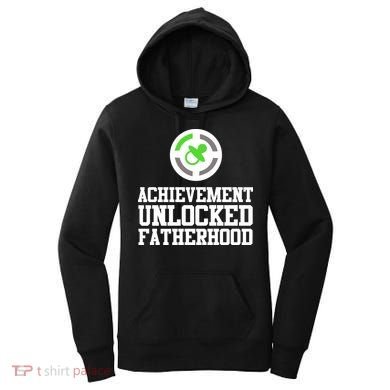 Achievement Unlocked Fatherhood Women's Hoodie